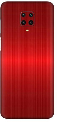 Vcare GadGets Redmi Note 9 Pro Max Mobile Skin(Red Titanium)