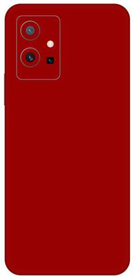Vcare GadGets Red Matte vivo T1 5G Mobile Skin(Red Matte)