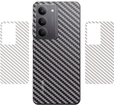 SHIVATRIX REALME 14X 5G::, 3D CARBON FIBER ULTRA THIN BACK LAMINATION, (PACK OF 2) Mobile Skin(Transparent)