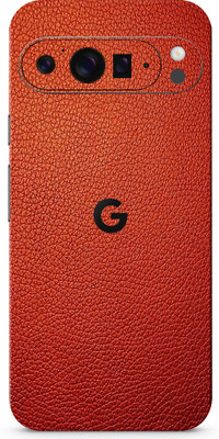 SkinoMania Google Pixel 9 Pro Premium Vinyl Mobile Skin (Multicolor) Mobile Skin(Red Leather)