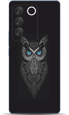 VYBE Vivo 27 Pro Owl Mobile Skin Mobile Skin(Raisin Black 31)