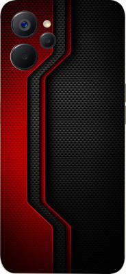 AsSkin Realme 9i 5g Mobile Skin(Red Pattren Skin With High Matte Finish)