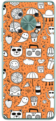 FCS Huawei nova Y90 Printed Back skin Mobile Skin(Tiger)