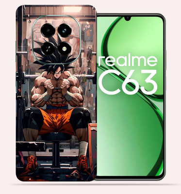OggyBaba Realme C63 5g Mobile Skin(Gym with Goku)