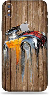 AsSkin Apple iPhone X Mobile Skin(Ultra Flowing Car With High Matte Finish..)