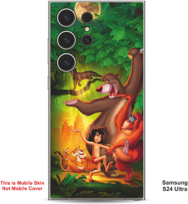 VYBE The Smart Choice Samsung S24 Ultra Jungle Book Embossed Mobile Skin(Green Pea 15)
