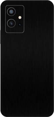 Vcare GadGets Brushed Black vivo Y75 5G Mobile Skin(Brushed Black)