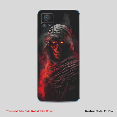 VYBE The Smart Choice Redmi Note 11Pro Luffy Mobile Skin Mobile Skin(Orangy Red A31)