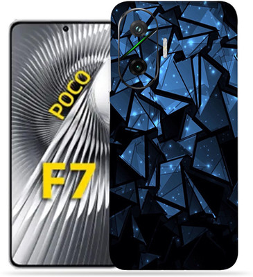 Gizmo Wraps Xiaomi Poco F7 5g Mobile Skin(Blue Poly)