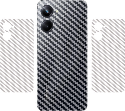 SCREENIX REALME 10 4G || 3D CARBON FIBER ULTRA-THIN BACK LAMINATION || Mobile Skin(TRANSPARENT)