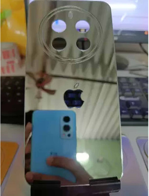 Mokteck REALME 12 PLUS 5G Silver Mirror Finish Back Panel Mobile Skin(Silver)