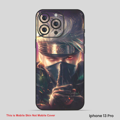 VYBE The Smart Choice iPhone 13 Pro Kakashi Embossed Mobile Skin(Multi 15)