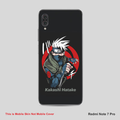 VYBE The Smart Choice Redmi Note 7 Pro Kakashi Mobile Skin Mobile Skin(Camouflage Black B30)
