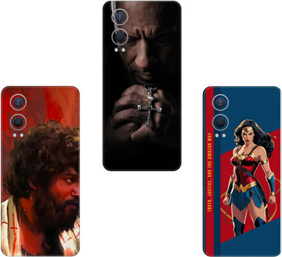 AMTHA AMTHA TECNO SPARK GO 2024(PACK OF 3)Camera&Back Protector Premium Vinyl Mobile Skin(Multicolor)