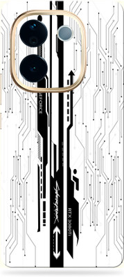 SkinoMania vivo T3 Pro 5G Ultra Premium Vinyl Mobile Skin (Multicolor) Mobile Skin(White-CyberPunk)
