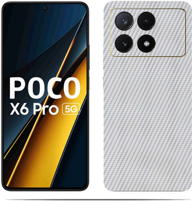 BugguSkin POCO X6 PRO 5G Mobile Skin(Ultra Super silver Skin With HiighQuality MatteFinish_thanksS)