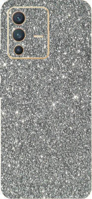 TJ CREATION VIVO V23 Pro 5G, vivo v23 pro Mobile Skin(Ultra Super Grey Glitter Skin With High Matte Finish.)