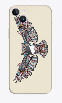 SkinoMania iphone 14 Mobile Skin(Multicolor Owl Art)