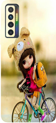 TJ CREATION Tecno Camon 17 Mobile Skin(Ultra Super Cutie Pie Girl Skin With High Matte Finish.)