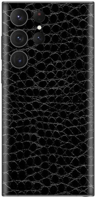 Orgic India Samsung S23 Ultra Mobile Skin(Black Aligator)