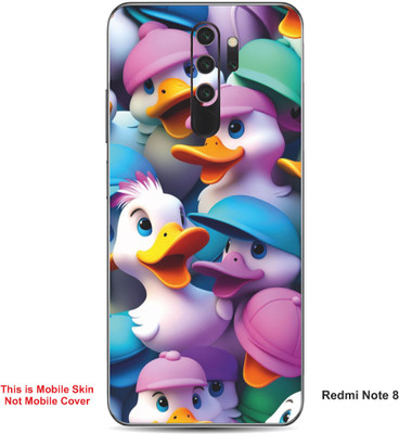 VYBE The Smart Choice Redmi Note 8 Duck Embossed Mobile Skin(Cadillac Pink 15)