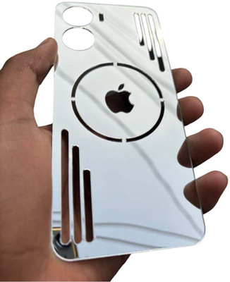 TWUAOP VIVO Y16, VIVO Y56 5G, VIVO T2X 5G, MIRROR BACK PANNEL ACRYLIC SHEET Mobile Skin(Silver)