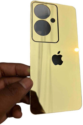 TWUAOP OPPO F25 PRO 5G MOBILE SKIN BACK PANNEL ACRYLIC SHEET Mobile Skin(Gold)