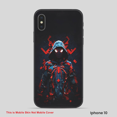 VYBE The Smart Choice iPhone 10 Super Hero Mobile Skin(Malibu Blue 2)