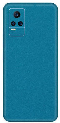 Vcare GadGets Vivo Y21e 5 G Mobile Skin(Glitter Blue)