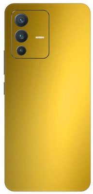 Vcare GadGets Metallic Gold Shining vivo V23 5G Mobile Skin(Metallic Gold Shining)
