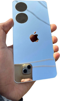 TWUAOP VIVO T2 5G, MIRROR BACK PANNEL ACRYLIC SHEET Mobile Skin(Silver)