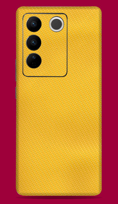 SkinoMania Vivo V27 Pro 5G Mobile Skin(Yellow Cf)