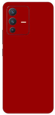 Vcare GadGets Red Matte vivo V23 5G Mobile Skin(Red Matte)
