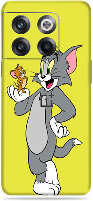 SkinoMania Oneplus 10T Mobile Skin(Multicolor Standing Tom & Jerry)