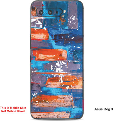VYBE The Smart Choice Asus Rog 3 Art Embossed Mobile Skin(Picton Blue 1)
