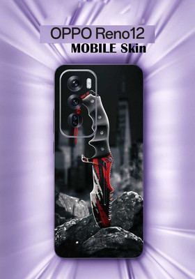 BugguSkin OPPO Reno 12 5G Mobile Skin(Ulltra Super Lifore Killer Knifore Skin With High Matte Finish., Mobile Skin (Back+Side+Camera))