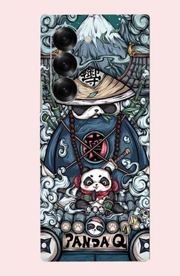 OggyBaba Samsung Galaxy Z Fold7 Mobile Skin(Ninja Panda)