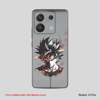 VYBE The Smart Choice Redmi 13 Goku Mobile Skin Mobile Skin(Dust Grey B26)