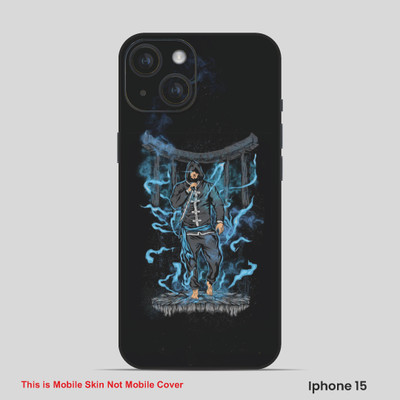 VYBE The Smart Choice iPhone 15 Horror Mobile Skin(Bluish Cyan 8)