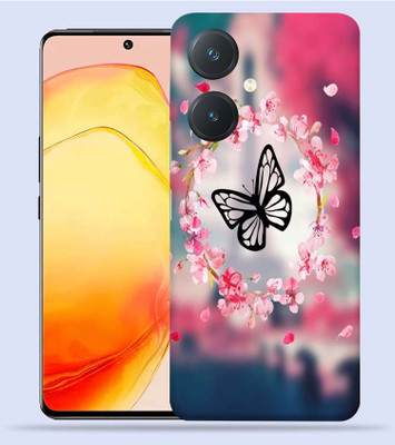 Mclaxa Vivo Y27 4G Black Butterfly Mobile Skin(Black Butterfly)