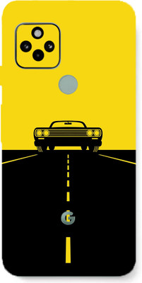 AsSkin Google Pixel 5 Mobile Skin(Ultra Super Retro car With High Matte Finish.)