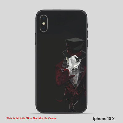 VYBE The Smart Choice iPhone 10X Horror Mobile Skin(Crater Brown 3)