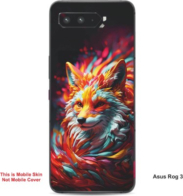 VYBE The Smart Choice Asus Rog 3 Cat Embossed Mobile Skin(Pink Swan 3)