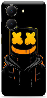 SkinoMania POCO X7 Pro 5G Premium Vinyl Mobile Skin (Multicolor) Mobile Skin(Black Marshmello)