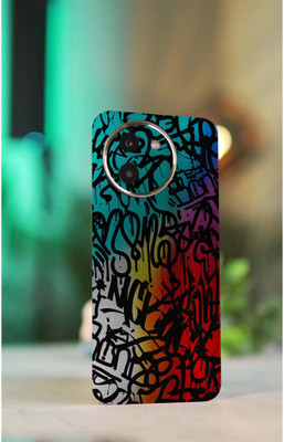 BugguSkin Vivo T3x 5G Mobile Skin(Ultra Super Graffiti Text Skin With High Mattte Finish.......)