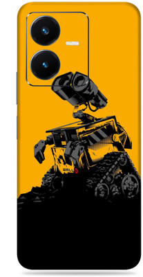 SkinoMania Vivo Y22 Mobile Skin(Multicolor Wall E Yellow)
