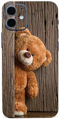 AsSkin Apple iPhone 12 Mini Mobile Skin(Happy Teddy Skin With High Matte Finish)