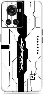 SkinoMania Oneplus 10R-5G Mobile Skin(Simple White Cyber)