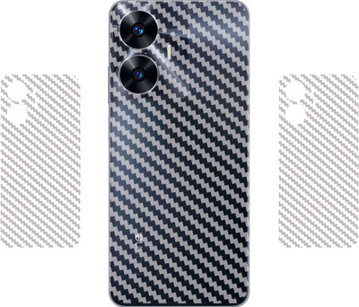 DVANK REALME C55 || 3D CARBON FIBER ULTRA-THIN BACK LAMINATION || Mobile Skin(TRANSPARENT)
