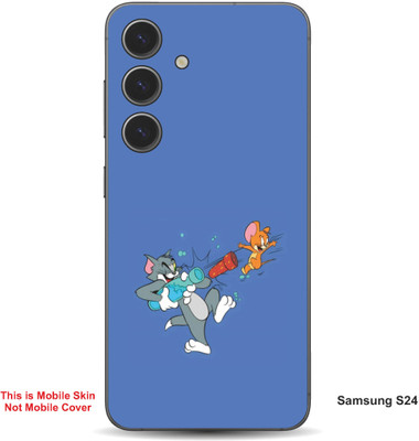 VYBE The Smart Choice Samsung S24 Tom & Jerry Embossed Mobile Skin(Glaucous 14)